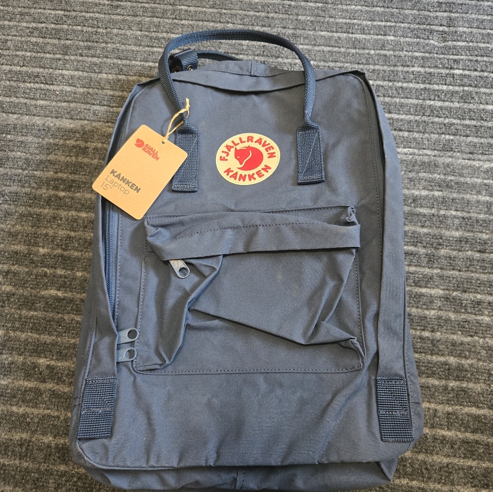 Fjallraven Kanken Backpack 27172 Royal Blue, Laptop 15", With Shoulder Padding